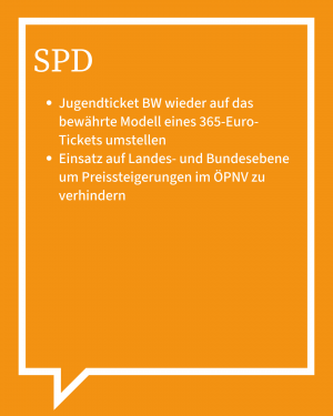 Auf dem Bild ist in Stichpunkten die Antwort der SPD zu sehen