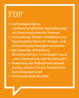 Die Antworten der FDP in Stichpunkten