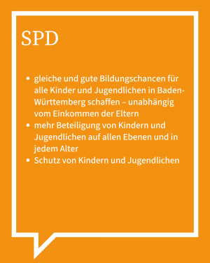 Auf dem Bild ist in Stichpunkten die Antwort der SPD zu sehen