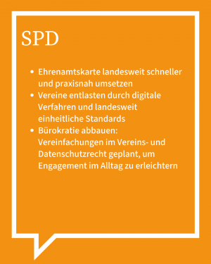 Auf dem Bild ist in Stichpunkten die Antwort der SPD zu sehen
